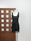 Dahlia Rhinestone-Strap Backless Mini Dress