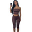 Kliou Polka Dots Print Shorts Suits Woman Sexy Wrap Chest Backless Tube Tops+Skinny Peach Hip Shorts Elegant Style 2 Piece Set