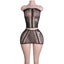 Eclipse Mirage Fishnet Rhinestone Lingerie Two-piece