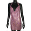 Evangeline Rhinestone Backless Bodycon Mini Dress
