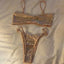 Solene Printed High-Waist Bikini Two-piece