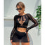 Calista Fishnet Tassel Beach Cover-Up One-piece