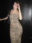 Mila Leopard Cami Bodycon Midi Dress