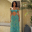 Paloma Polka-Dot Halter Top & Ruched Skirt Two-piece