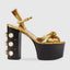 2026 Luxury Brand Women's Summer Fashion Metal Platform Sandals Large 34-42 Super High Heel Thick Bottom Rivet Party Women Shoes