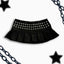 Riot Studded Pleated Gothic Mini Skirt One-piece