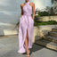 Juliette Halter Split A-Line Maxi Dress