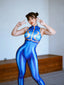 Martial-Arts Game Jumpsuit Costume One-piece