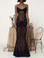 Verena Sheer Lace Backless Bodycon Maxi Dress