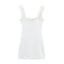 Isabeau Flower-Trim Square-Neck Bodycon Mini Dress