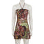 Luciana Printed Backless Halter Mini Dress