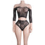 Noir Romance Lace Lingerie Two-piece