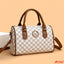 Women Alphabet Shoulder Bag with Golden "M" Logo, Synthetic Faux Leather Small Crossbody Bag for Work, Travel, Parties, and Gift