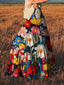 Amelie Floral Midi Skirt One-piece