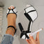 Marlowe Colorblock Peep-Toe Stiletto Sandals
