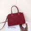Bordeaux Suede Commuter Satchel