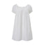 PixieKiki Women's Casual Loose Bubble Sleeves Mini Dress Mori Girl Cutecore White Summer Dresses P33-DD16