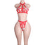Ruby Crystal-Strap Performance Bra