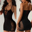 Saskia Multi-Style Fishnet Halter Lingerie Dress