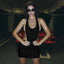 Ofelia Halter Racerback Backless Bodycon Mini Dress