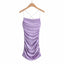 Rhiannon Lavender Cross-Back Pleated Mini Dress