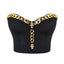 Vespera Punk Corset Crop Top One-piece