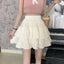 Piper Pleated Ruffle A-Line Mini Skirt One-piece