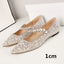 Hot Rhinestone Pointed High Heels New Single Shoes Women's Pumps Bridesmaid Rhinestone Crystal Pearl Retro Wedding Shoes