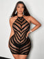Noir Mirage Fishnet Mesh Lingerie