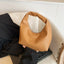 Henrietta Woven Faux-Leather Top-Handle Hobo Bag