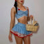 Dorothy Blue Gingham Costume Two-piece
