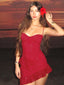 Scarlet Sequin Ruffle Cami Mini Dress