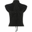 Josie Black Rivet Cutout Bandage Top