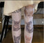 Meow Cat-Print Graphic Pantyhose