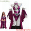 Purple Cosmic Superhero Bodysuit Costume One-piece