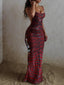 Tigrana Tiger Stripe Print Backless Bodycon Cami Maxi Dress