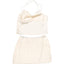 Kallie Halter Satin Mini Skirt Two-piece