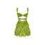 Marina Starfish Off-Shoulder Ruffle Mini Dress