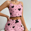Mirabelle Love-Print Pajama Shorts Two-piece