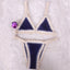 Amalthea Crochet Trim Triangle Micro Bikini Two-piece