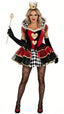 Red Queen Heart Princess Costume Dress