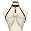 Morwenna Gothic Metal Body Harness One-piece