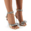 Alessandra Clear-Strap Gladiator Heels