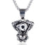 Stainless Steel Motorcycle Engine Punk Pendant