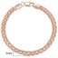 Roseline Rose-Gold Link Chain Bracelet Collection