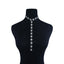 Celeste Five-Point Star Rhinestone Choker Necklace