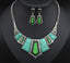 Opaline Crystal Drip Necklace & Earring Set