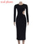 Vesper Cutout Round-Neck Maxi Dress