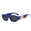 Remi Slim Rectangle Retro Sunglasses