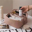 Leather Travel Cosmetic Bag